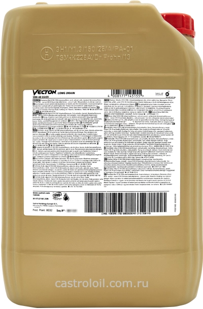 20l Castrol VECTON LONG DRAIN 10W-40 Motoröl E6/E9 20Liter